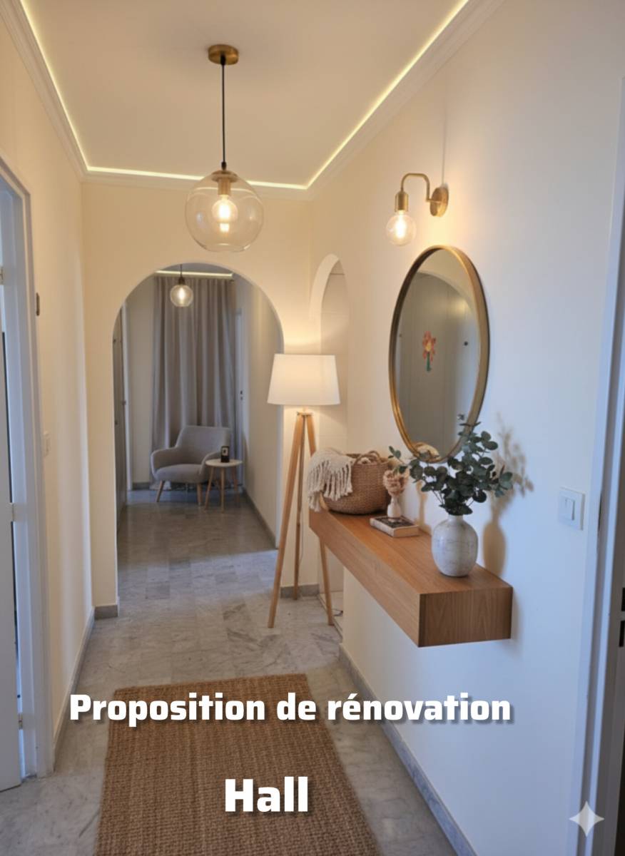 Spacieux Appartement de type 5  au dernier étage d'une résidence fermée et arborée à rénover