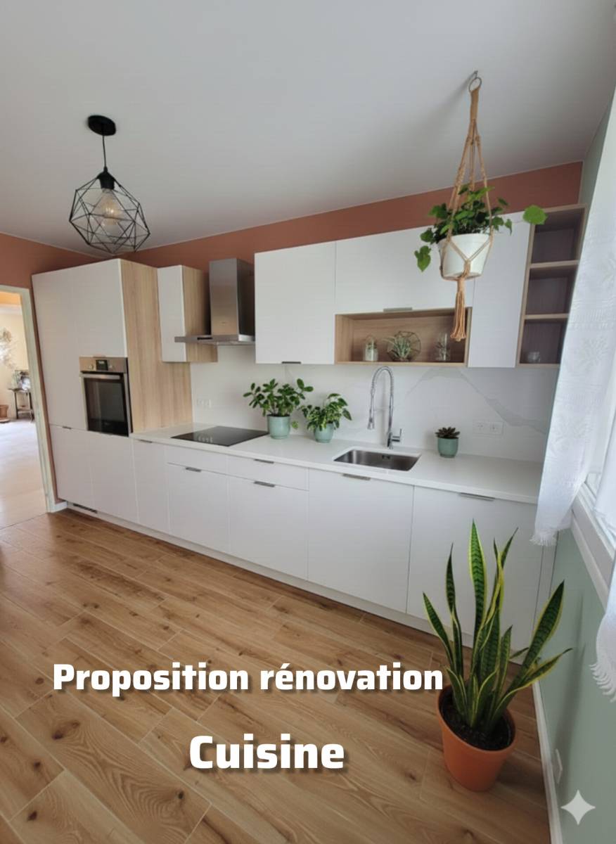 Spacieux Appartement de type 5  au dernier étage d'une résidence fermée et arborée à rénover