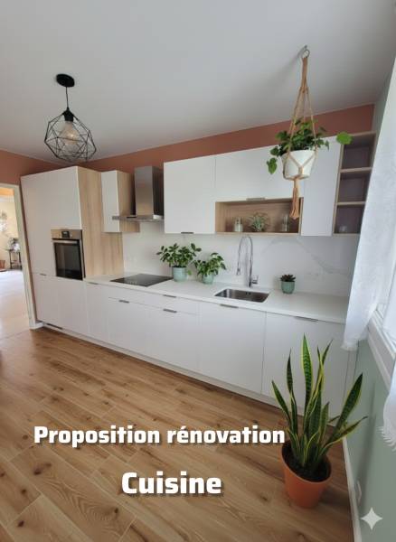 Spacieux Appartement de type 5  au dernier étage d'une résidence fermée et arborée à rénover