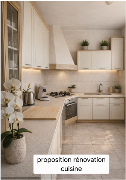 Appartement de type 4 dans résidence avec gardien  parking privatif et cave en sous sol à Toulon quartier les routes